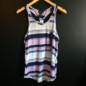 New! Gap striped racerback